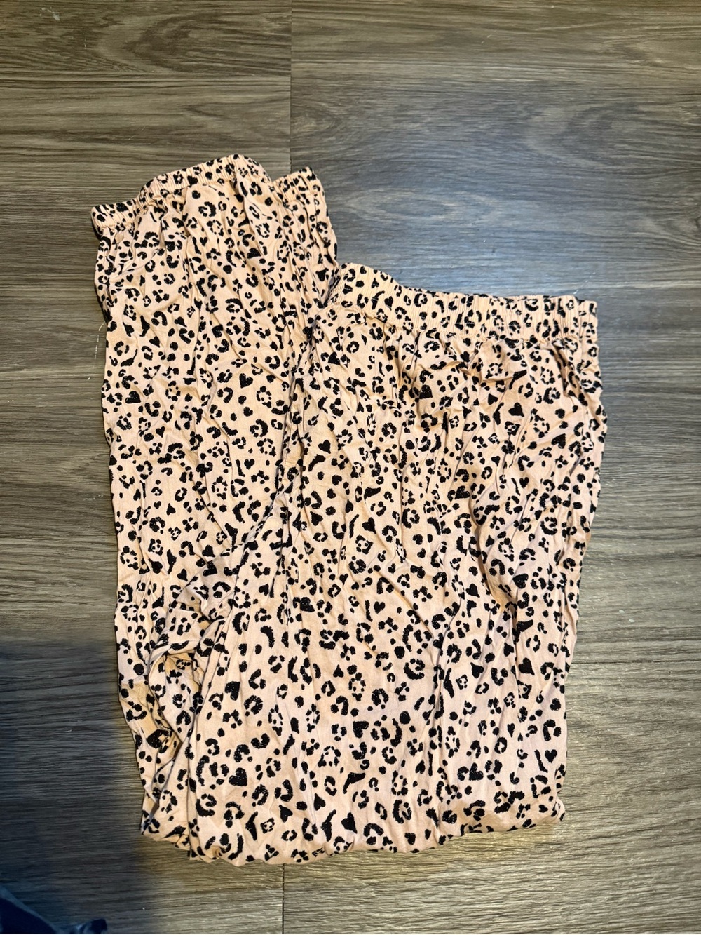 Victoria's Secret Beige Pink Leopard Print Lounge Pants